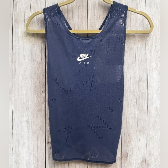 Nike Air Midnight Blue Logo Tank Top NWT size XS - Picture 1 of 3